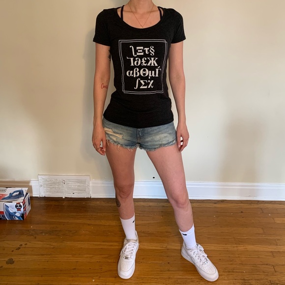 Let’s Talk About Sex tee size small - Picture 3 of 3